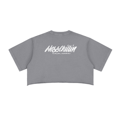 Wess Chillin’ Crop Top – Lou Dogg x Ariki Foster Album Edition